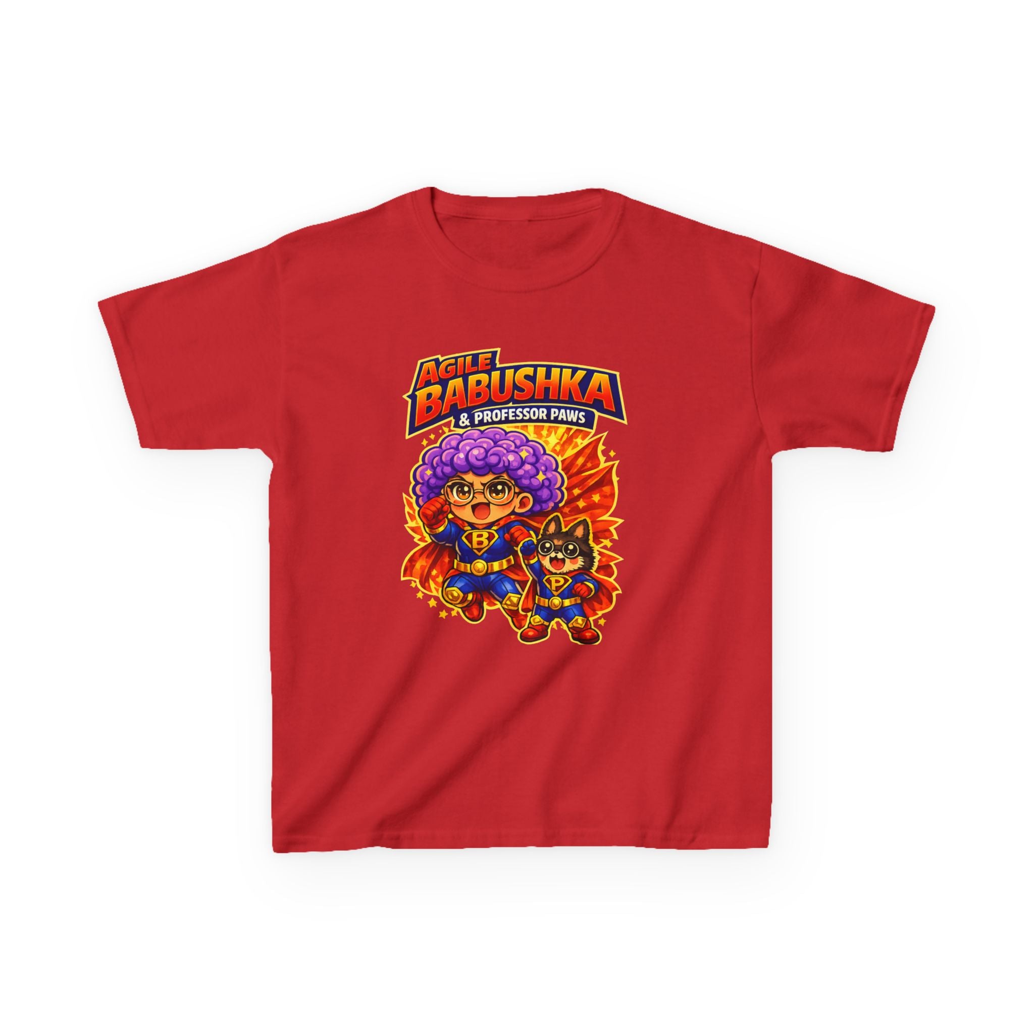 Agile Babushka and Professor Paws Youth Tee