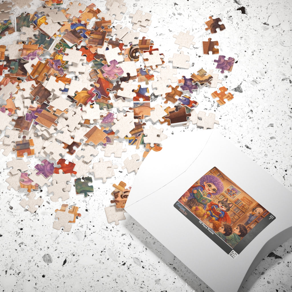 Storytime Keepsake Puzzle — 'Superhero Teachers Reading' (110/252/520/1014 pcs)