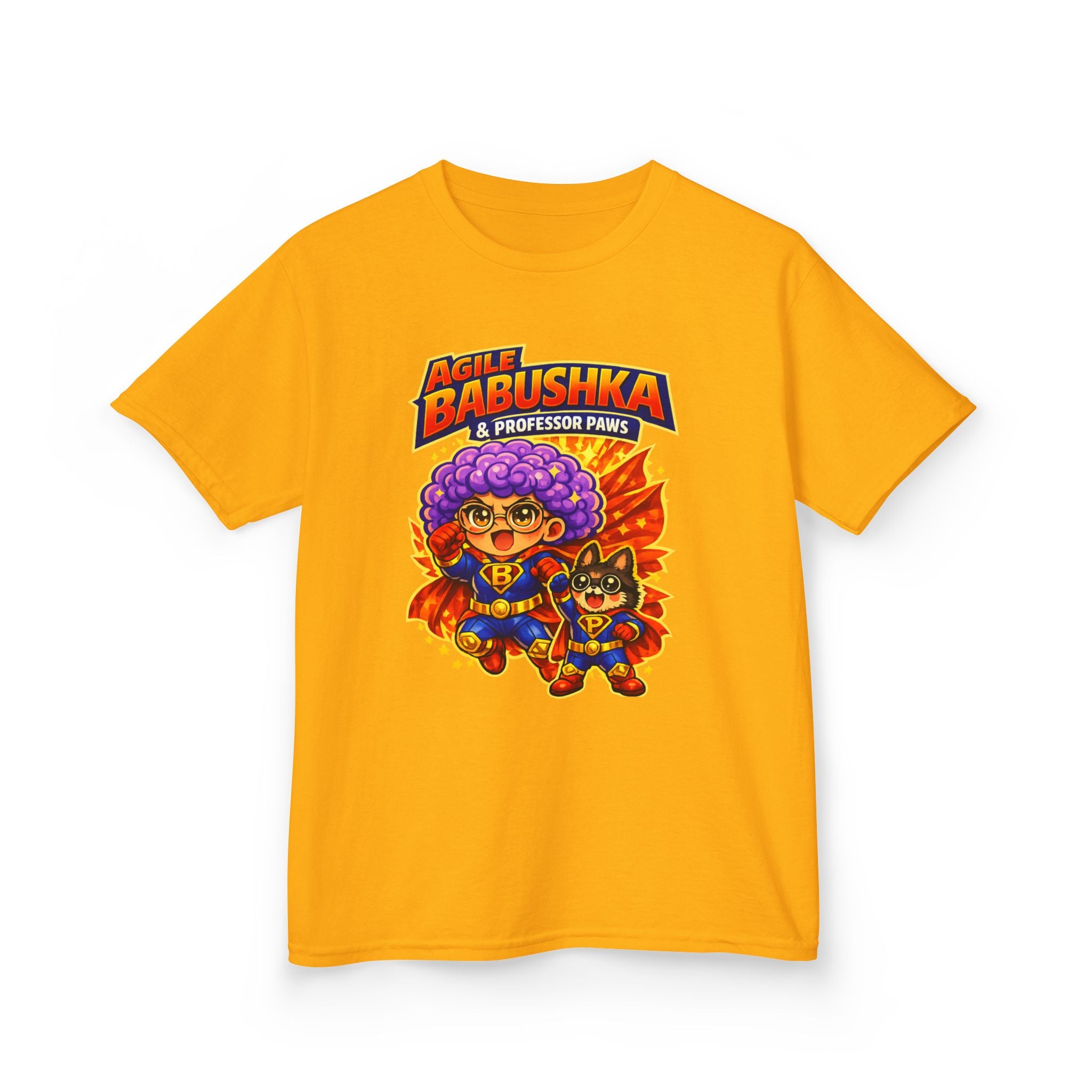 Agile Babushka and Professor Paws Youth Tee