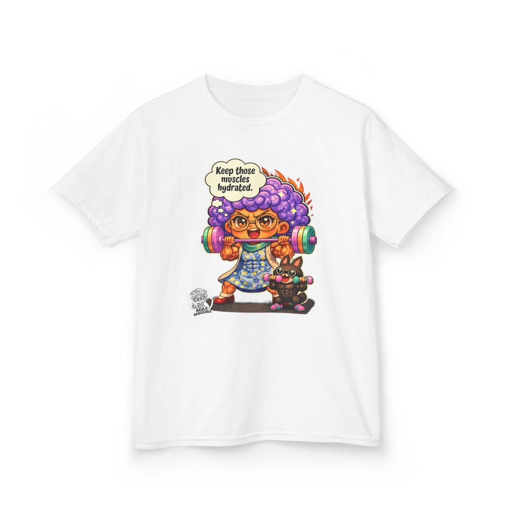 Kids Heavy Cotton™ Tee Keep Those Muscle Hydrated!