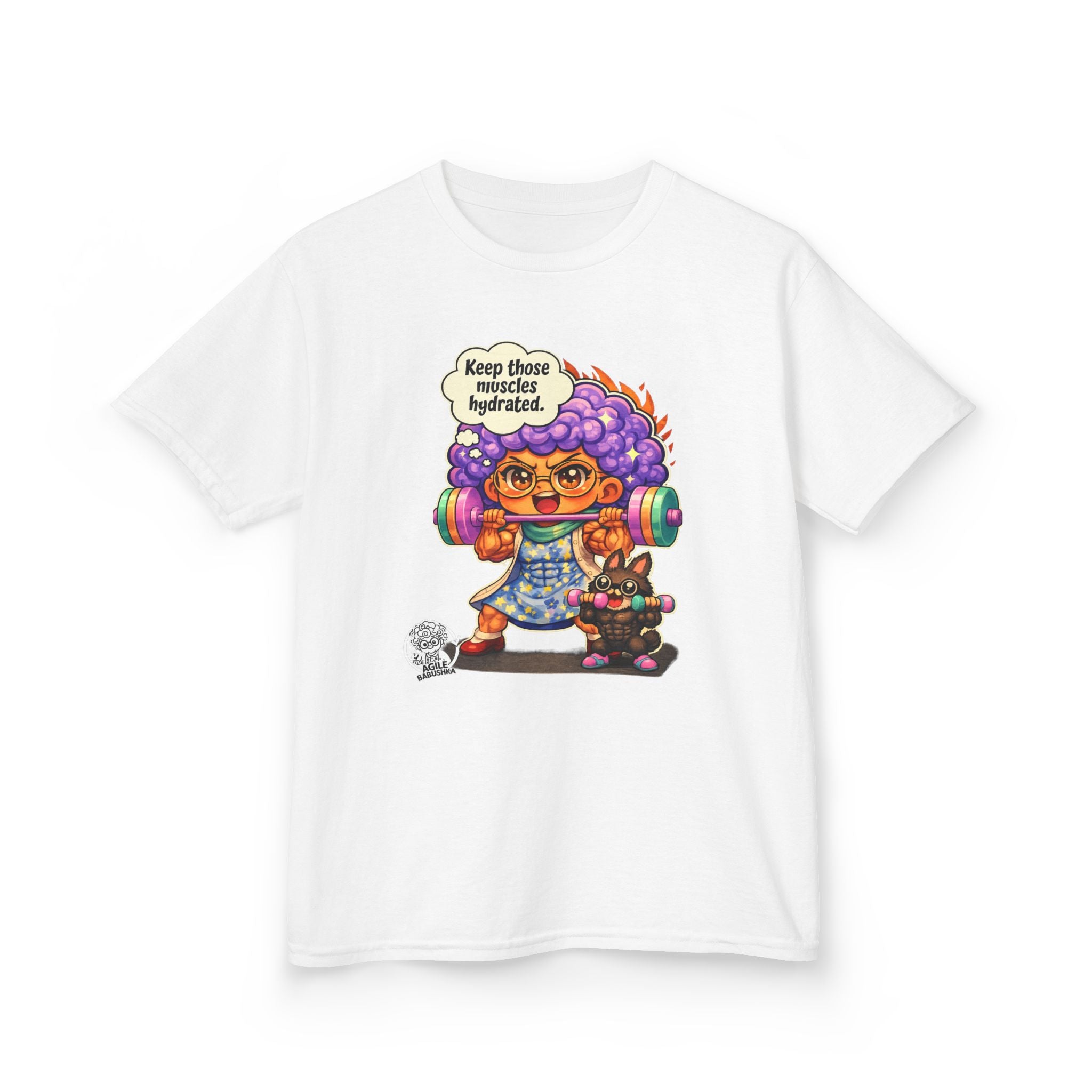 Kids Heavy Cotton™ Tee Keep Those Muscle Hydrated!