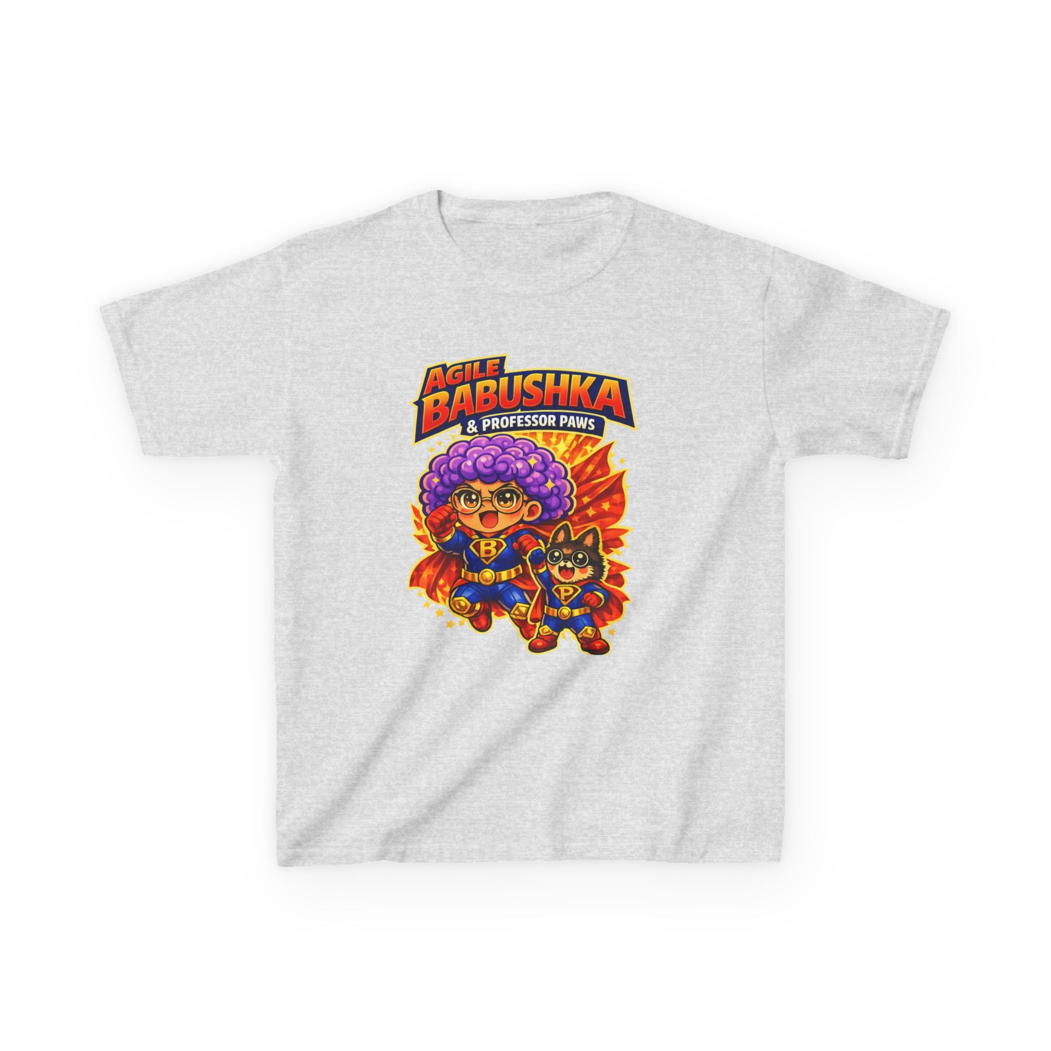 Super Agile Babushka and Professor Paws Youth Tee